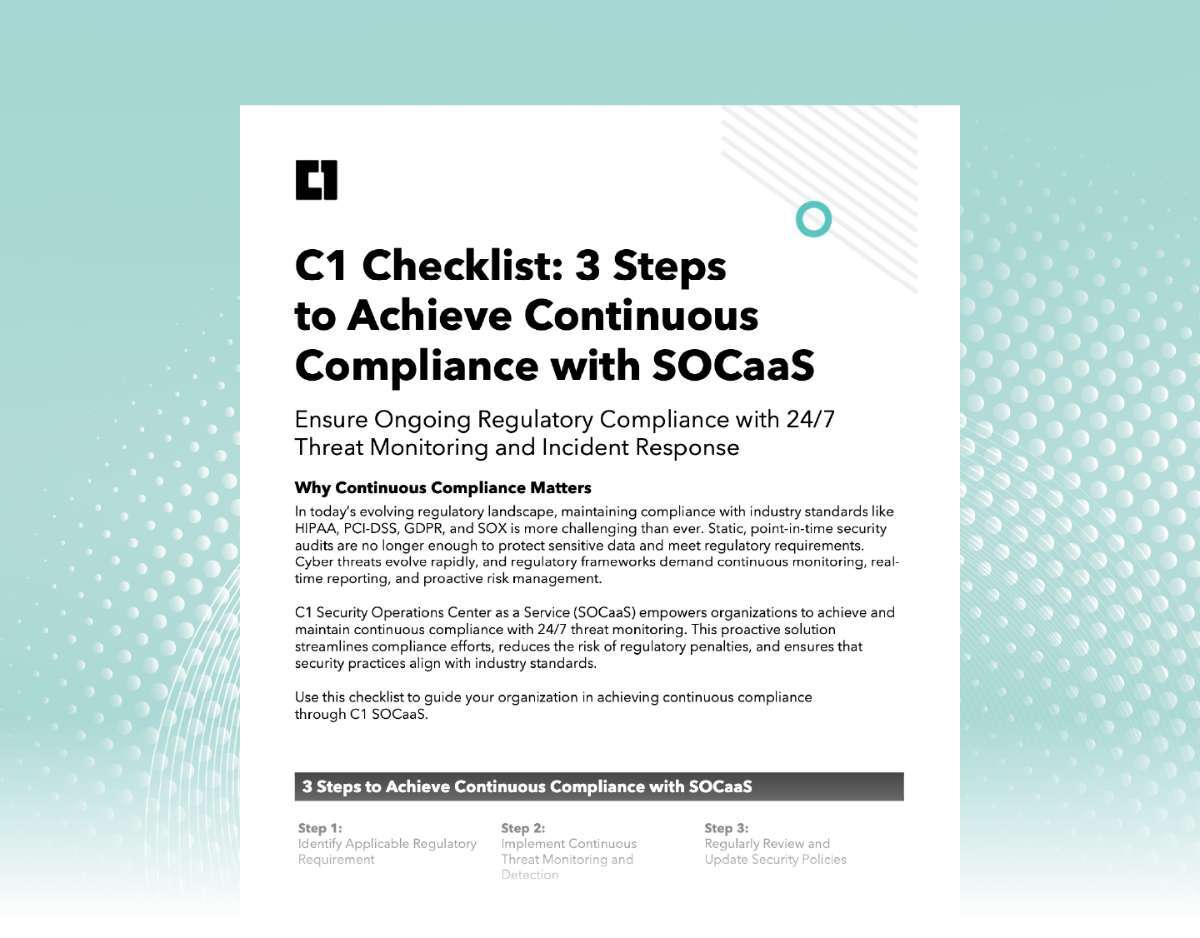 3 Steps to Achieve Continuous Compliance with SOCaaS-Hero