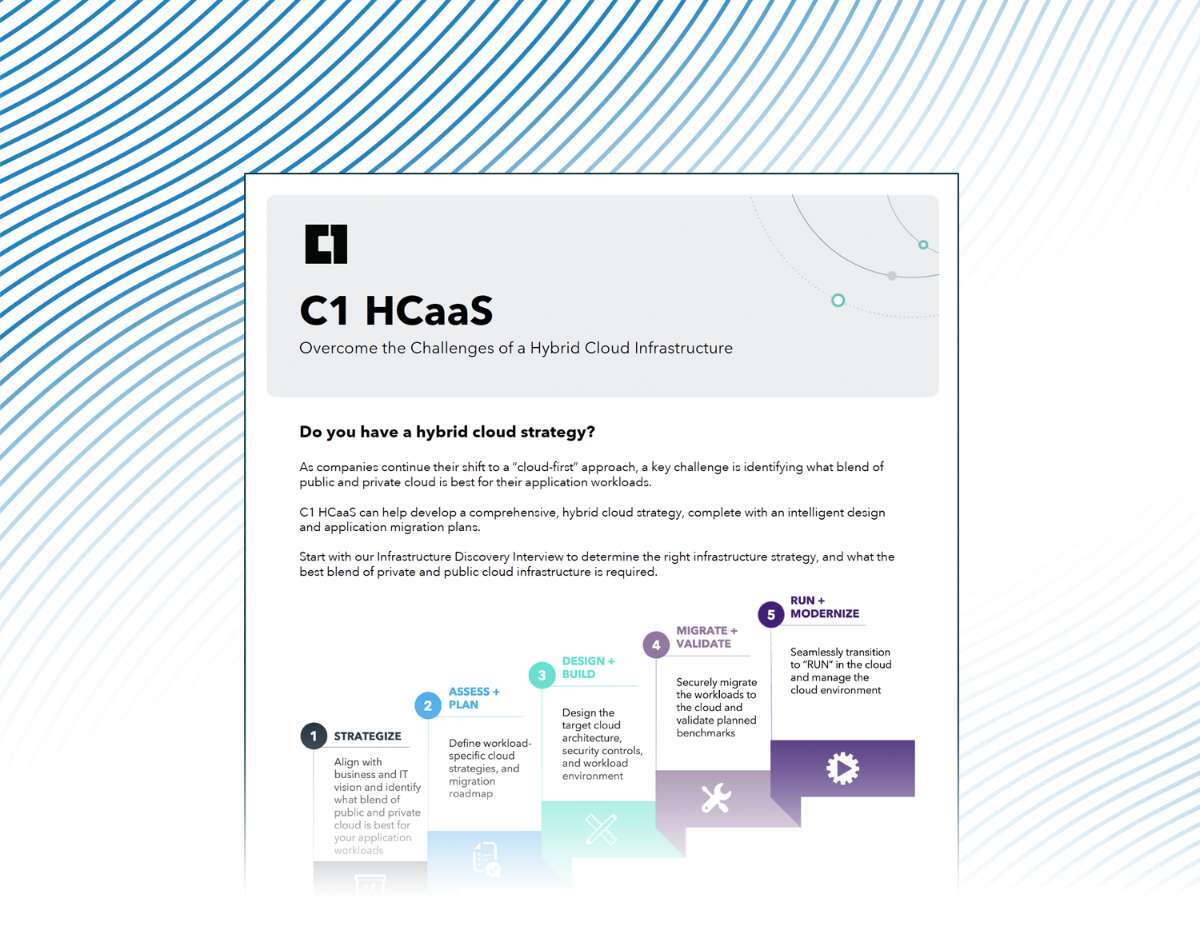 C1 HCaaS Datasheet
