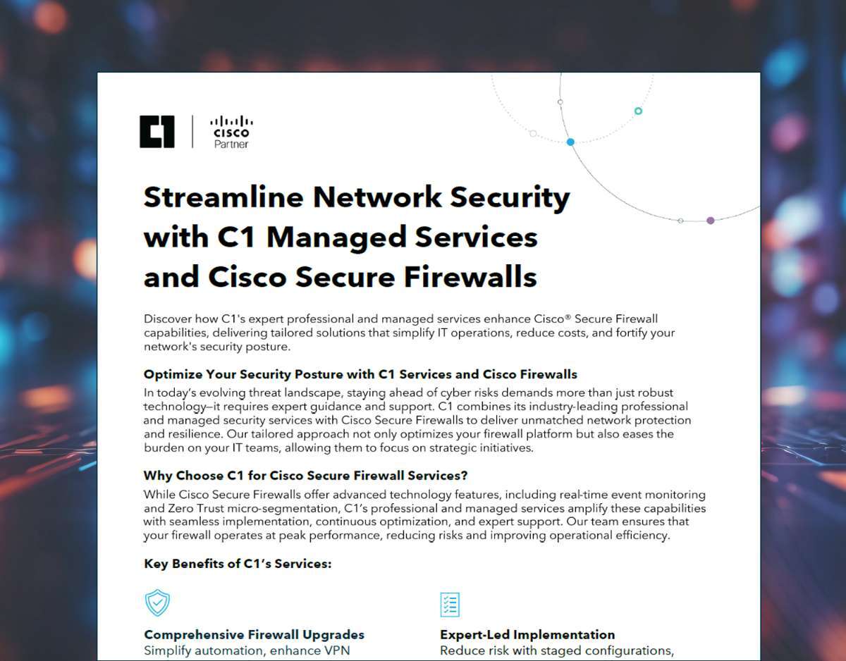 Streamline Network Security Cisco Firewall-Hero